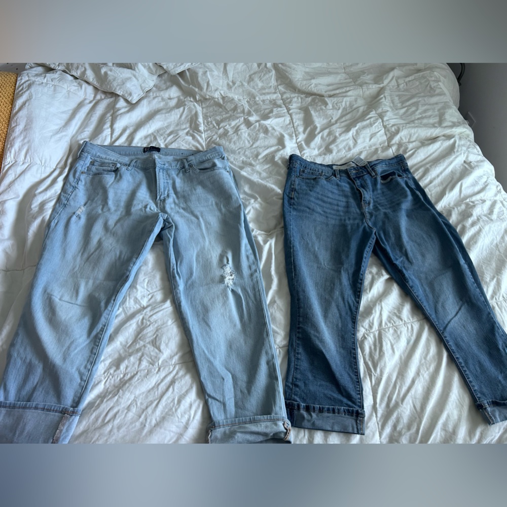 Gap boyfriend capris Levi stretch 16